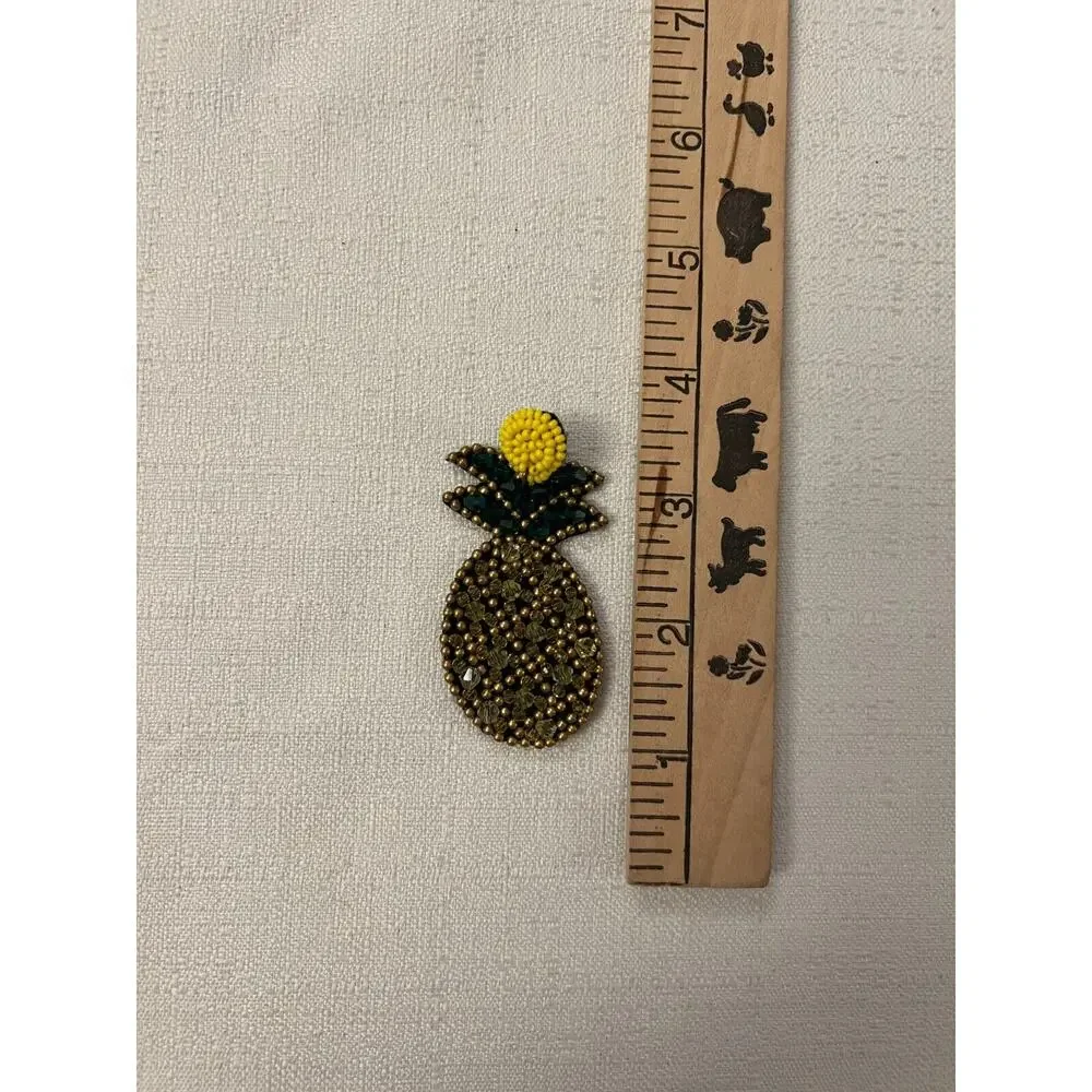 Pineapple Earrings Beaded Tropical‎ Beach Stylish Boho Stud Earring